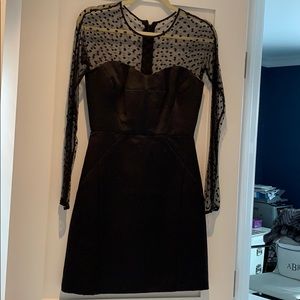 Black mesh sleeve Molly dress, brand new!